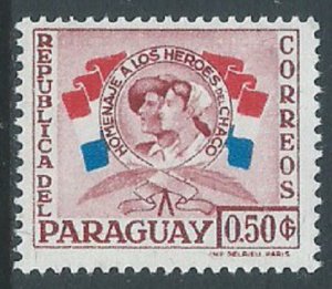 Paraguay, Sc #515, 50c MH