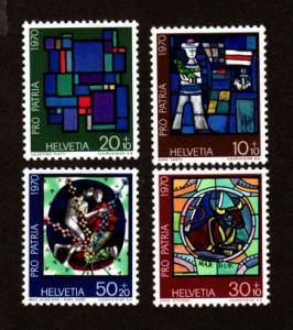 Switzerland # B390-B393 Mint!