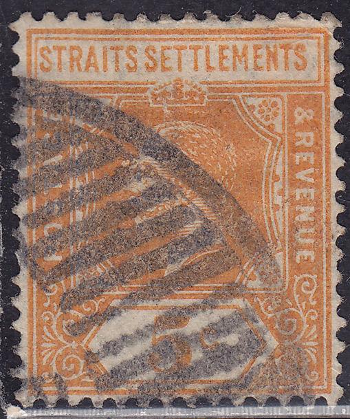 Straights Settlement 186 USED 1923 King George V