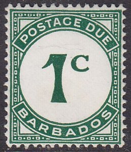 Barbados 1950 SG D4 UHM Post Due