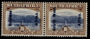 SOUTH WEST AFRICA GV SG54, 10s blue & bistre-brown, M MINT. Cat £70.