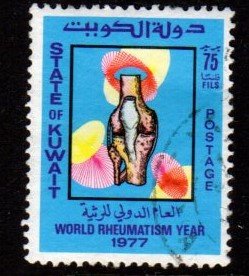 Kuwait - #710 World Rhuematism Year -  Used