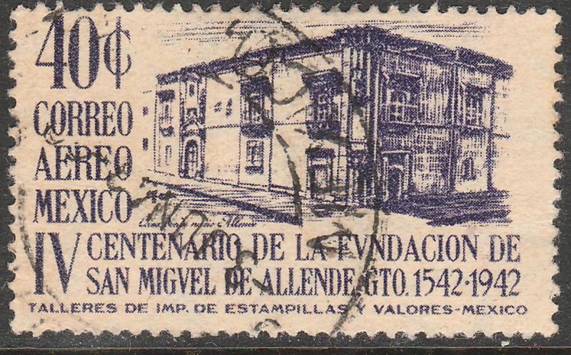 MEXICO C130, 40c San Miguel de Allende 400th Anniv USED (1148)