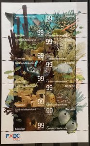 Bonaire - Postfris/MNH - Sheet Sealife 2017