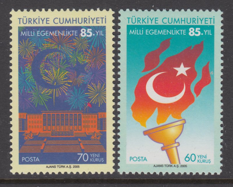 Turkey 2935-2936 MNH VF