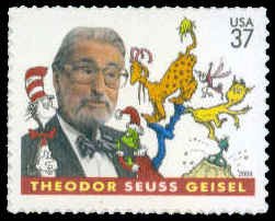 3835 37c Geisel Fine MNH Plt/4 LR S111111 F16992