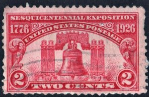 SC#627 2¢ Liberty Bell Issue (1926) Used