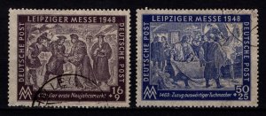 Germany Russian Zone 1948 Leipzig Autumn Fair, Set [Used]