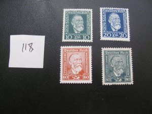 GERMANY 1924-1928  MNH  SC 340-342 UPU  SET XF 100 EUROS (124)