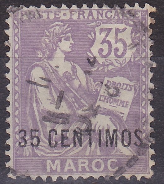 French Morocco 19 used
