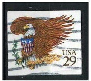 USA 1992 - Scott 2595 used - 29c, Eagle & shield