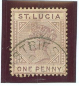 St. Lucia #29a  Single