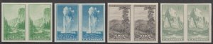 U.S.  Scott# 756-65 1934 National Parks Issue VF/XF NGAI Pairs