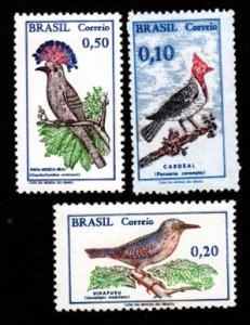 Brazil # 1087-1089 Mint NH Birds!