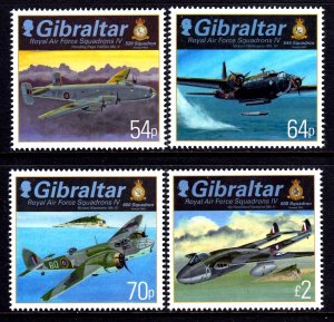 Gibraltar 2015 Royal Air Force Complete Mint MNH Set SC 1522-1525