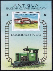 Antigua 1981 Sugar-Cane Railways Mint MNH Miniature Sheet SC 606