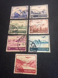 Switzerland C27-34 used (1)