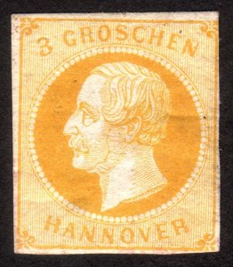 1859, Germany Hanover 3Gr, MH, Sc 22