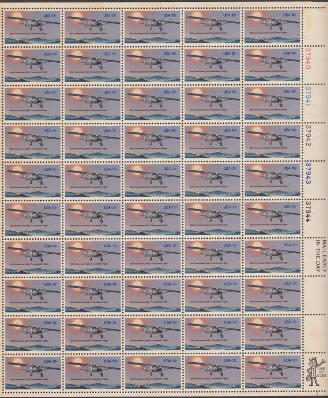 US #1710  Lindberg Flight  Full sheet of 50-MNH