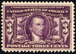 325, Mint FVF NH 3¢ Fresh Stamp! SCV $170.00 - Stuart Katz