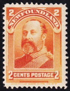 Newfoundland Scott 81 (1897) Mint H F-VF, CV $6.50 C