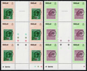 Kiribati Scott 341-344 Gutter Pairs (1979) Mint NH VF C 