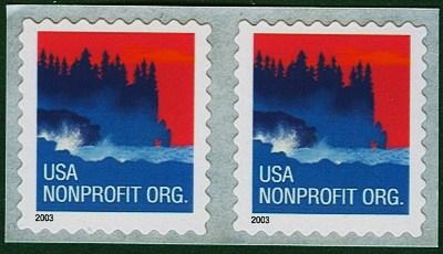 #3785 Seacoast Pair S/A (2003 Date) - MNH