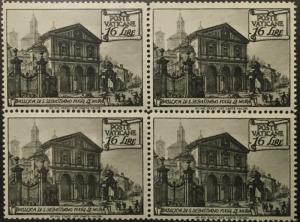 Vatican 127 block of four mnh