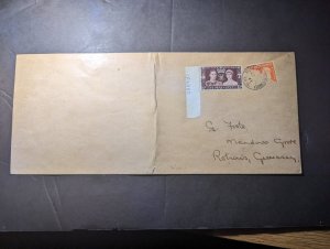 1941 England British Channel Islands Bisect Stamp Cover Guernsey Local Use