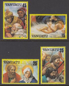 Vanuatu 342-345 Christmas MNH VF