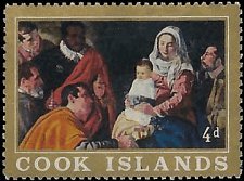 COOK ISLANDS   # 172a MH NO GUM PERF. 13 X 12   (1)