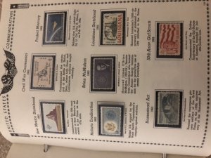 The All American Stamp Album Mint Stamps Very Nice Starts At 1933 Almost Full