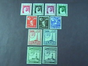 QATAR # 26-36-MINT NEVER/HINGED---COMPLETE SET-----1961