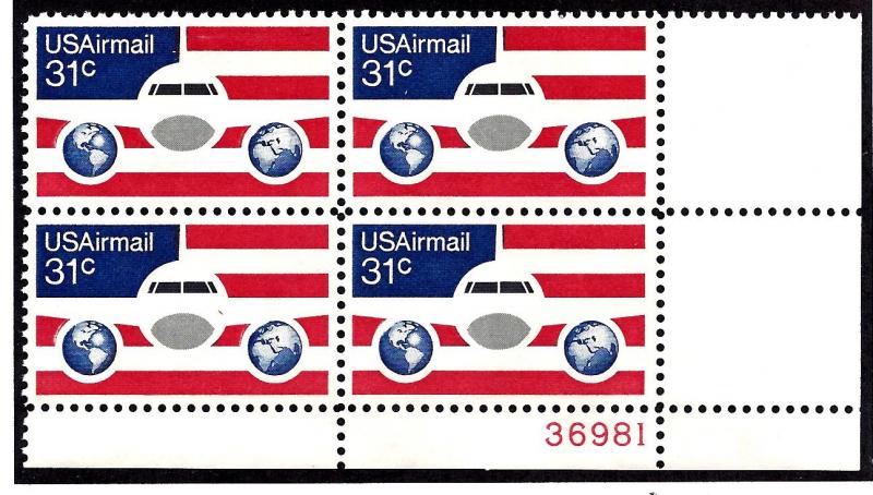 C90 Mint,OG,NH... Plate Block of 4... SCV $2.60