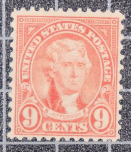 Scott 641 9 Cents Jefferson Nice Stamp MNH SCV $3.00