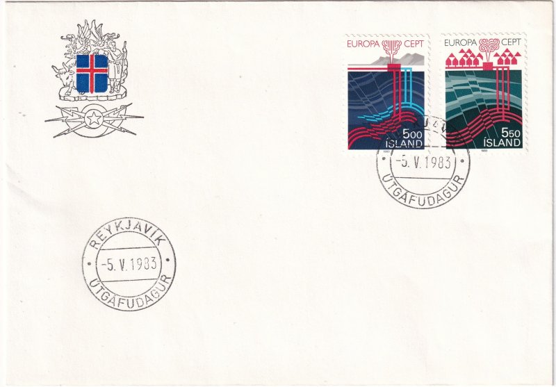 Iceland #573-4  First Day Cover (Z5991L)