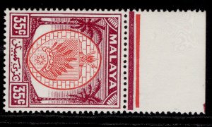 MALAYSIA - Negri Sembilan GVI SG57, 35c scarlet & purple, NH MINT.