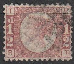 Great Britain #58 Plate 4   F-VF Used  CV $37.50  (A10707)