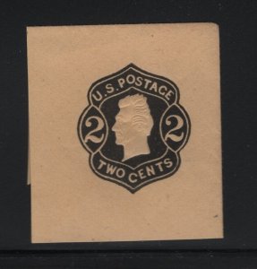 U46 XF unused full corner cut square with nice color cv $ 50 ! see pic !