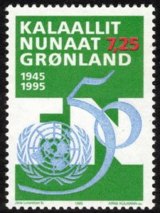 GREENLAND 1995 UN 50th Anniversary; Scott 288; MNH