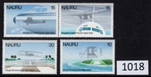 $1 World MNH Stamps (1018), Nauru Scott 191-194 MNH, Airplanes, set of 4 (1018)