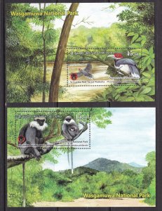 Sri Lanka, Fauna, Animals, Birds, Fishes, Butterflies, Reptiles MNH / 2019