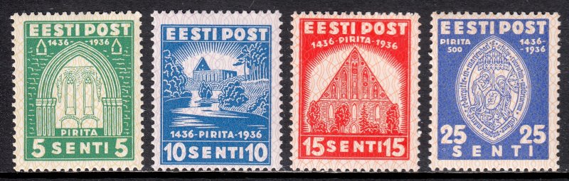 Estonia - Scott #134-137 - MH - SCV $3.65