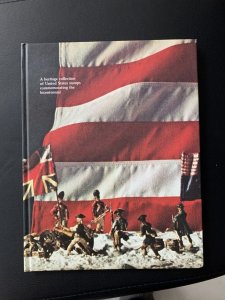 Heritage Collection of U.S. Stamps Commemorating the Bicentennial Book,stamps