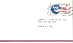 United States U.S. Government Postal 13c Visit the USA Air Postal Card 1967 H...
