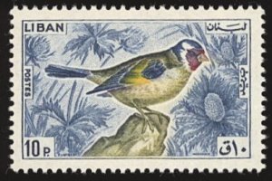 Lebanon Scott #435 VF+/NH 1965 Bird Issue - Fresh - Great color