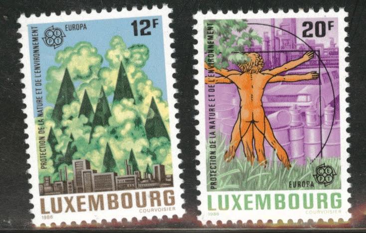 Luxembourg Scott 751-752 MNH** 1986 Europa set