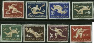 Yugoslavia Scott #461-#468 Complete Set of 8 Mint  Olympics