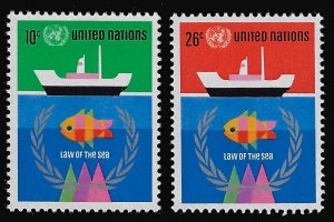 United Nations-New York 1974 Sc  254-55 MNH VF