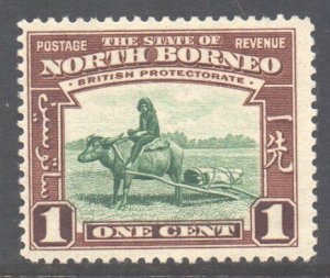 North Borneo Scott 193 - SG303, 1939 Buffalo 1c MH*